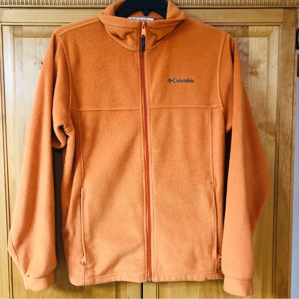 Columbia Kids Orange Full-Zip Fleece Jacket